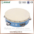 kinds percussion instruments tambourine, handmade tambourine